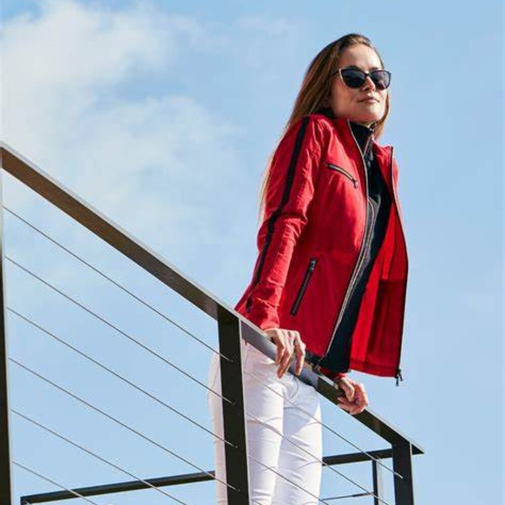Anatomie Justine Side Strip Racer Jacket perfect for Game Days